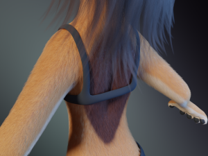 Maggie Anthro Dingo Modèle 3D