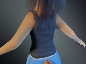 Maggie Anthro Dingo Modèle 3D