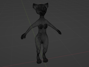 Maggie Anthro Dingo Modèle 3D