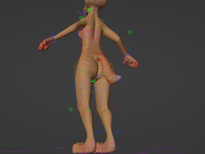 Maggie Anthro Dingo Modèle 3D