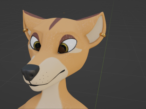 Maggie Anthro Dingo Modèle 3D