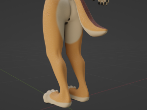 Maggie Anthro Dingo Modèle 3D