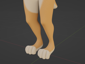 Maggie Anthro Dingo Modèle 3D