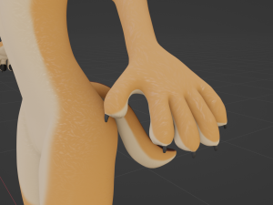 Maggie Anthro Dingo Modèle 3D