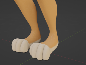 Maggie Anthro Dingo Modèle 3D