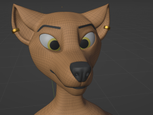 Maggie Anthro Dingo Modèle 3D