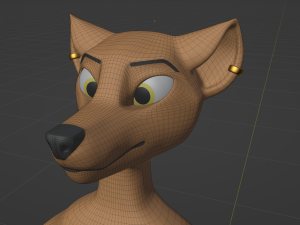 Maggie Anthro Dingo Modèle 3D