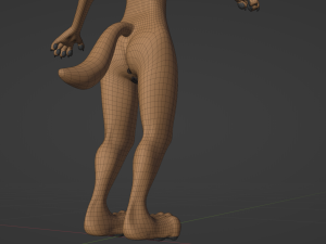 Maggie Anthro Dingo Modèle 3D