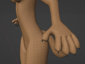 Maggie Anthro Dingo Modèle 3D