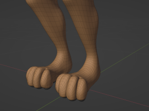 Maggie Anthro Dingo Modèle 3D