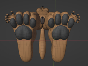 Maggie Anthro Dingo Modèle 3D