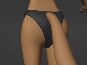 Maggie Anthro Dingo 3D Model