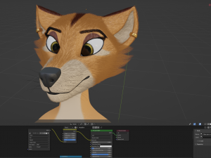 Maggie Anthro Dingo Modèle 3D