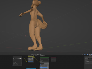 Maggie Anthro Dingo Modèle 3D
