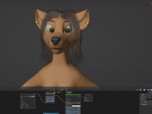 Maggie Anthro Dingo Modèle 3D