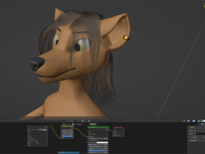Maggie Anthro Dingo Modèle 3D