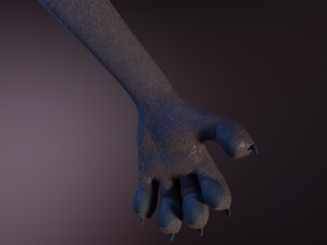 Zuri Anthro Hyena 3D 模型