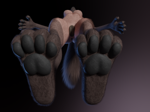 Zuri Anthro Hyena 3D 模型