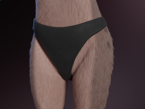 Zuri Anthro Hyena 3D 模型