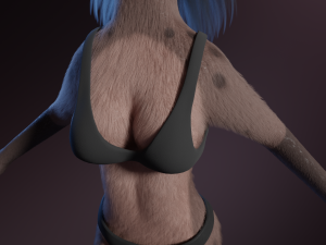 Zuri Anthro Hyena 3D 模型