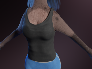 Zuri Anthro Hyena 3D 模型