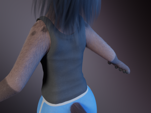Zuri Anthro Hyena 3D 模型