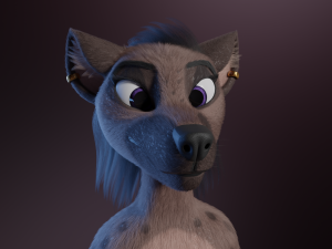 Zuri Anthro Hyena 3D 模型