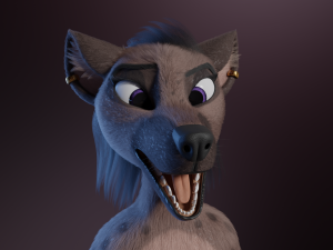 Zuri Anthro Hyena 3D 模型