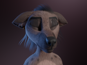 Zuri Anthro Hyena 3D 模型