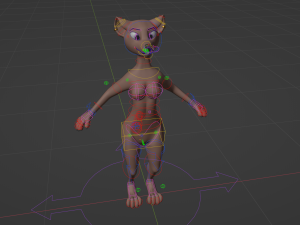 Zuri Anthro Hyena 3D 模型