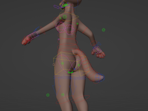 Zuri Anthro Hyena 3D 模型