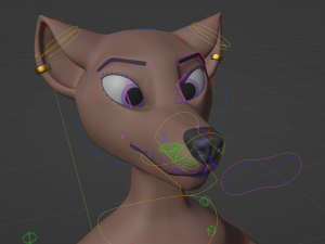 Zuri Anthro Hyena 3D 模型