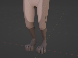 Zuri Anthro Hyena 3D 模型