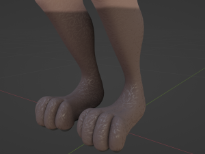 Zuri Anthro Hyena 3D 模型