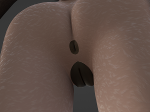 Zuri Anthro Hyena 3D 模型