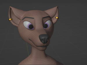 Zuri Anthro Hyena 3D 模型