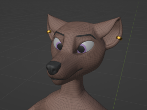 Zuri Anthro Hyena 3D 模型