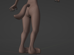 Zuri Anthro Hyena 3D 模型