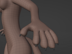 Zuri Anthro Hyena 3D 模型