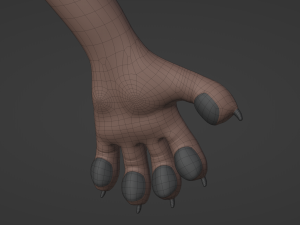 Zuri Anthro Hyena 3D 模型