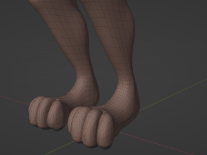 Zuri Anthro Hyena 3D 模型