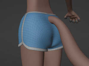 Zuri Anthro Hyena 3D 模型