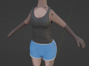 Zuri Anthro Hyena 3D 模型