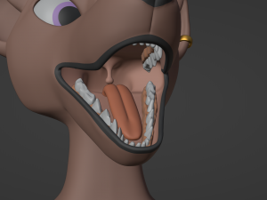 Zuri Anthro Hyena 3D 模型