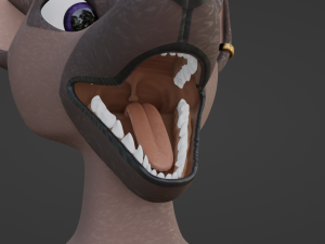 Zuri Anthro Hyena 3D 模型