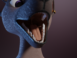Zuri Anthro Hyena 3D 模型