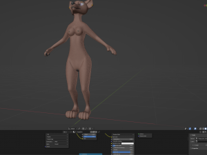 Zuri Anthro Hyena 3D 模型