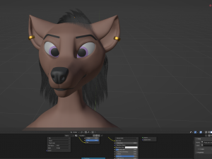 Zuri Anthro Hyena 3D 模型