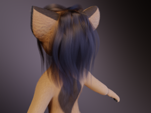 Nicole Anthro Lioness 3D Model