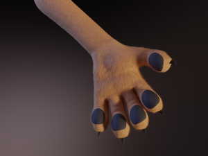 Nicole Anthro Lioness 3D Model